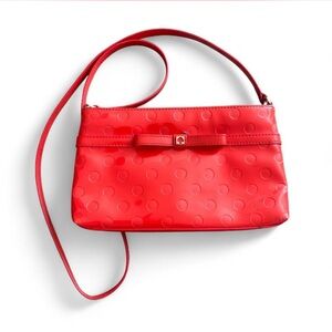 Kate Spade | New York Camellia Street Amy Crossbody in Red with Bow Detail